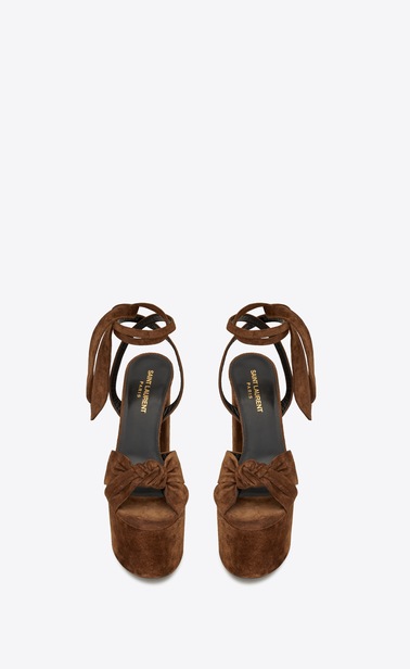 PAIGE Platform sandals in suede